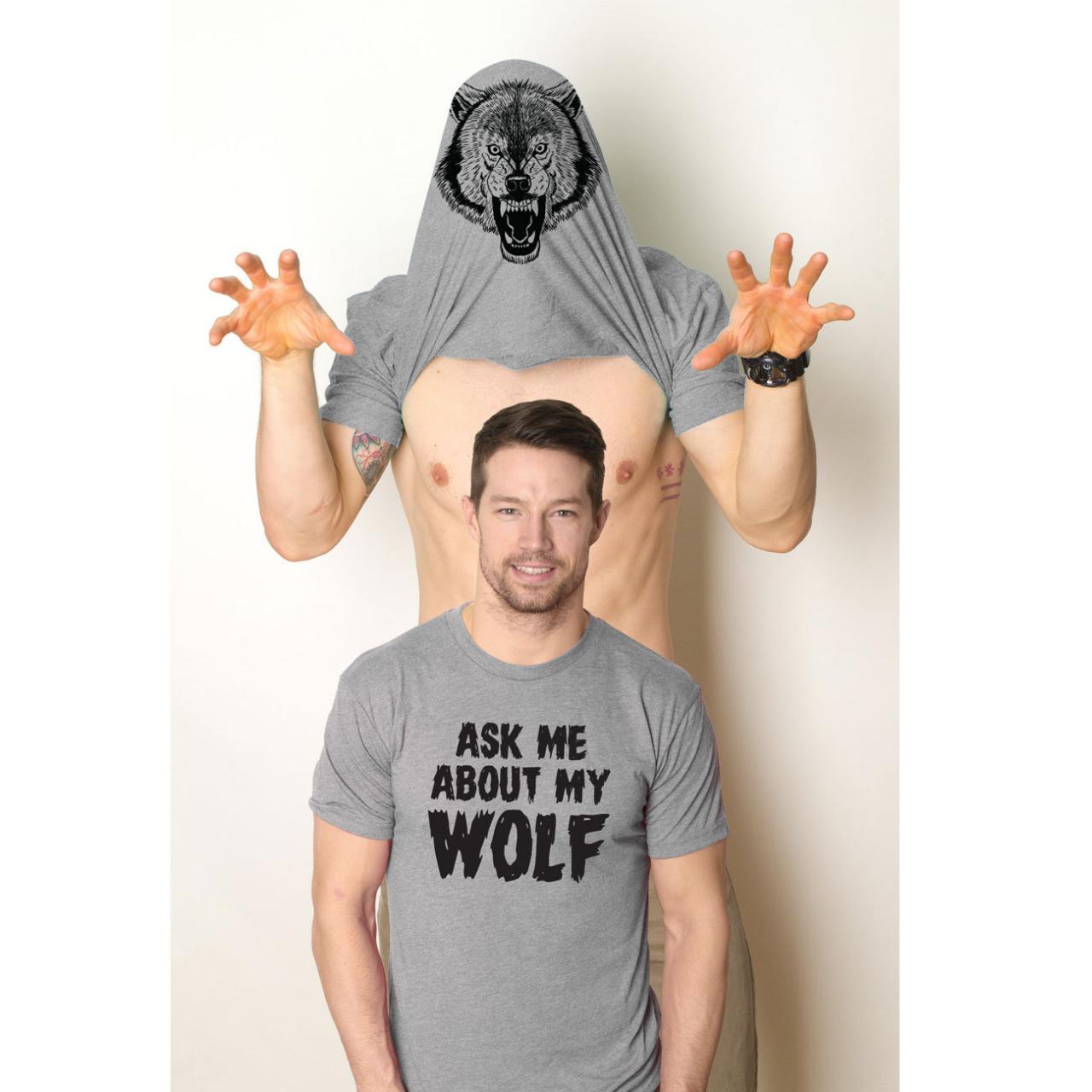 funny wolf shirt