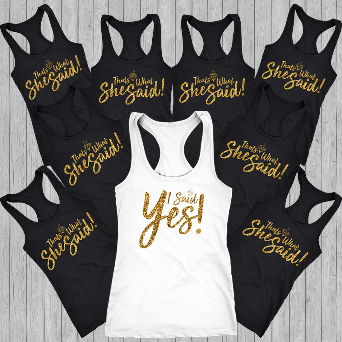 Wedding party tops hotsell
