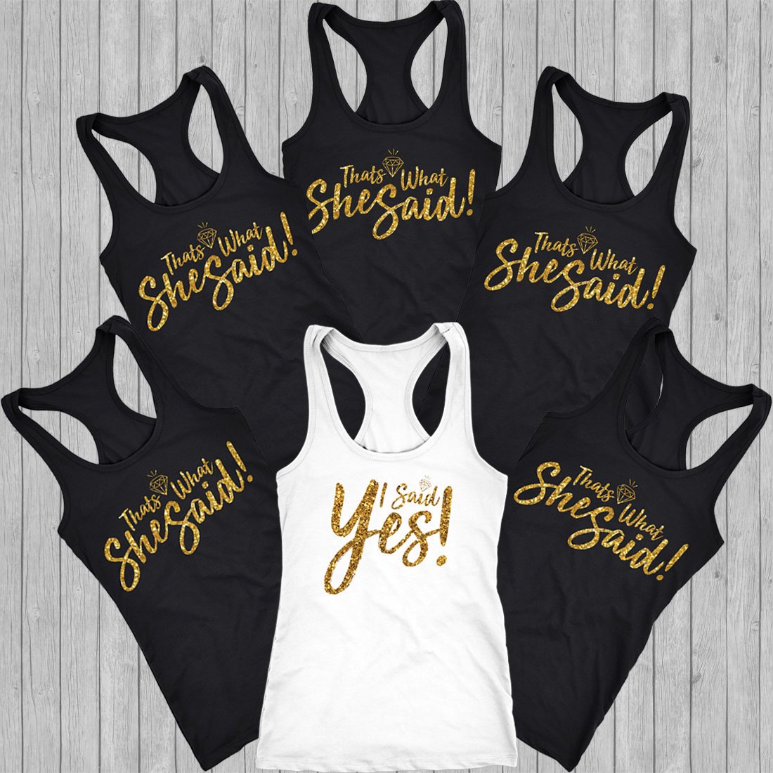 bridal party tank tops cheap