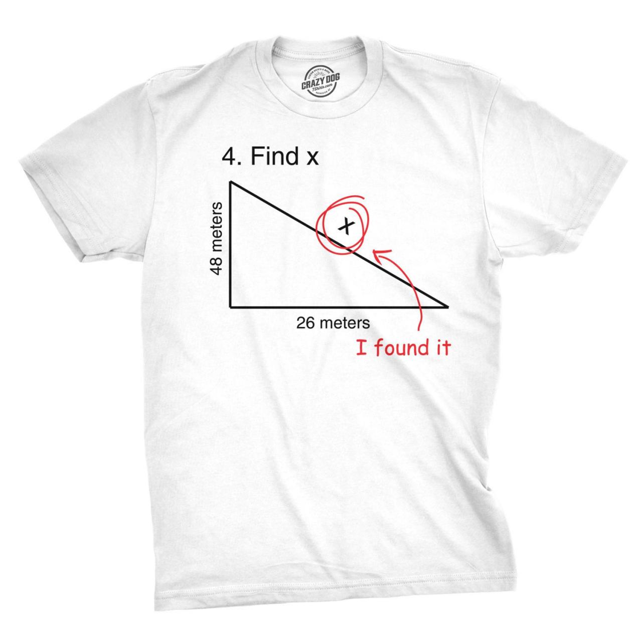 Find X Maths T Shirt Funny Equation Shirt T Shirt For Maths