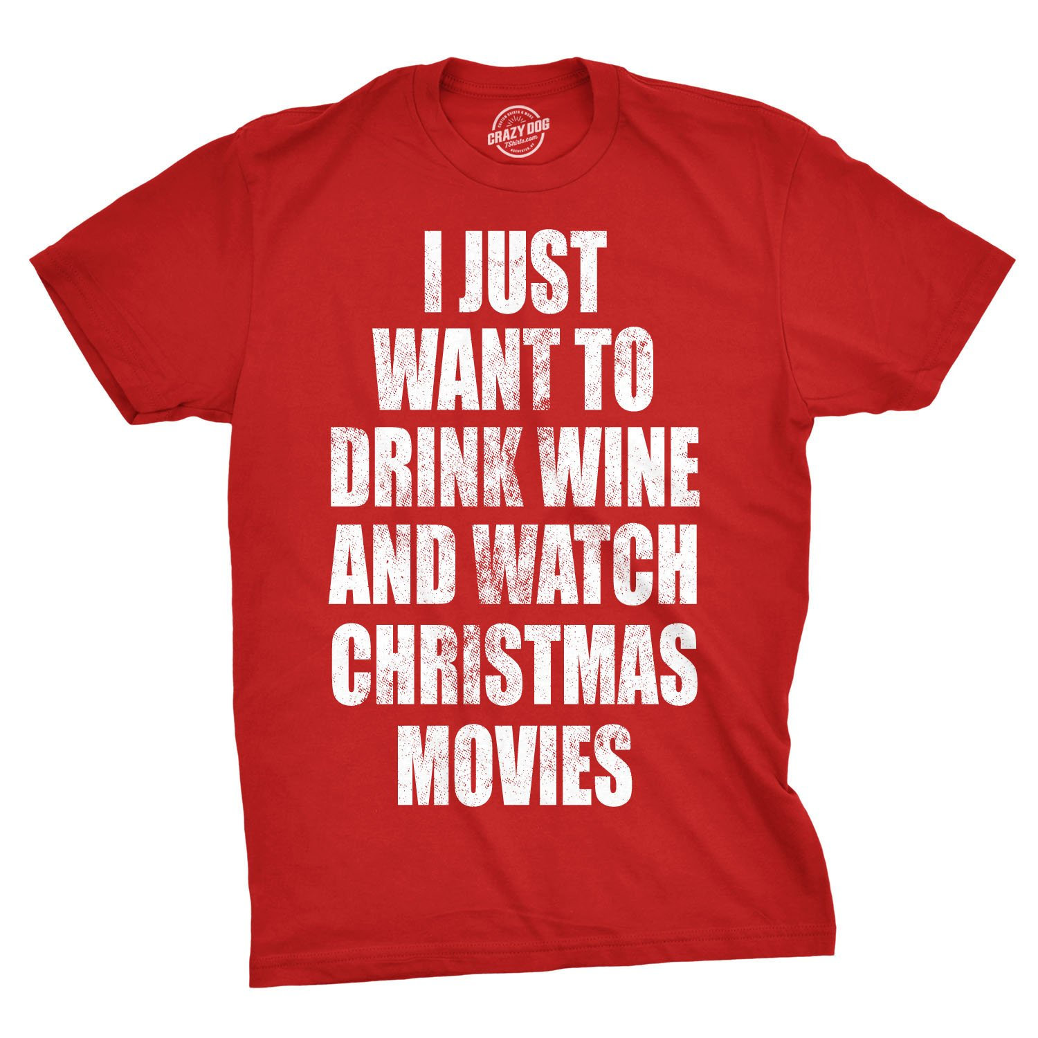 Drink Wine And Watch Christmas Movies Funny Quotes Christmas Shirt Man Wine Lover Festive Shirts On Luulla