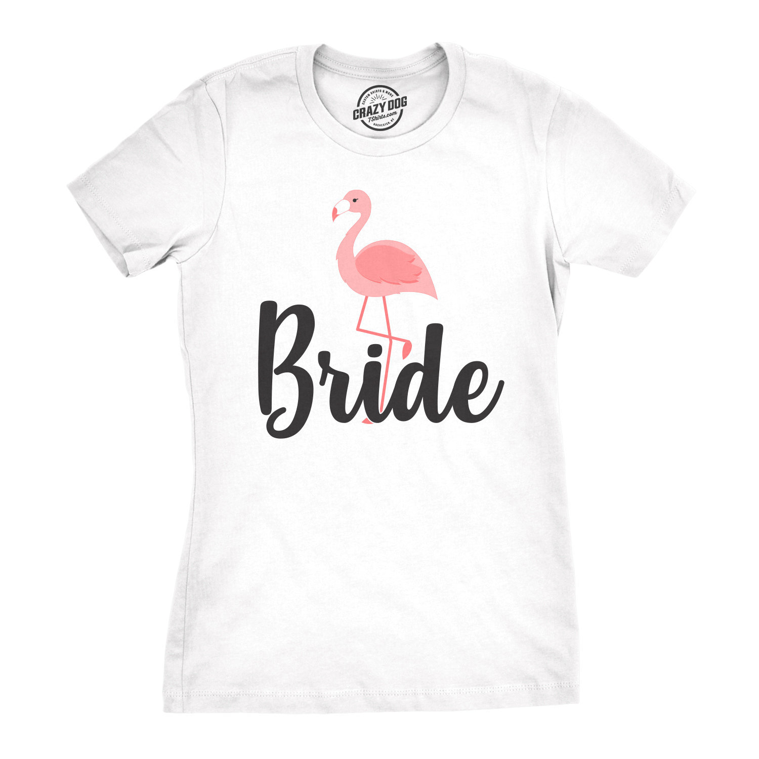 flamingo bridesmaid shirts