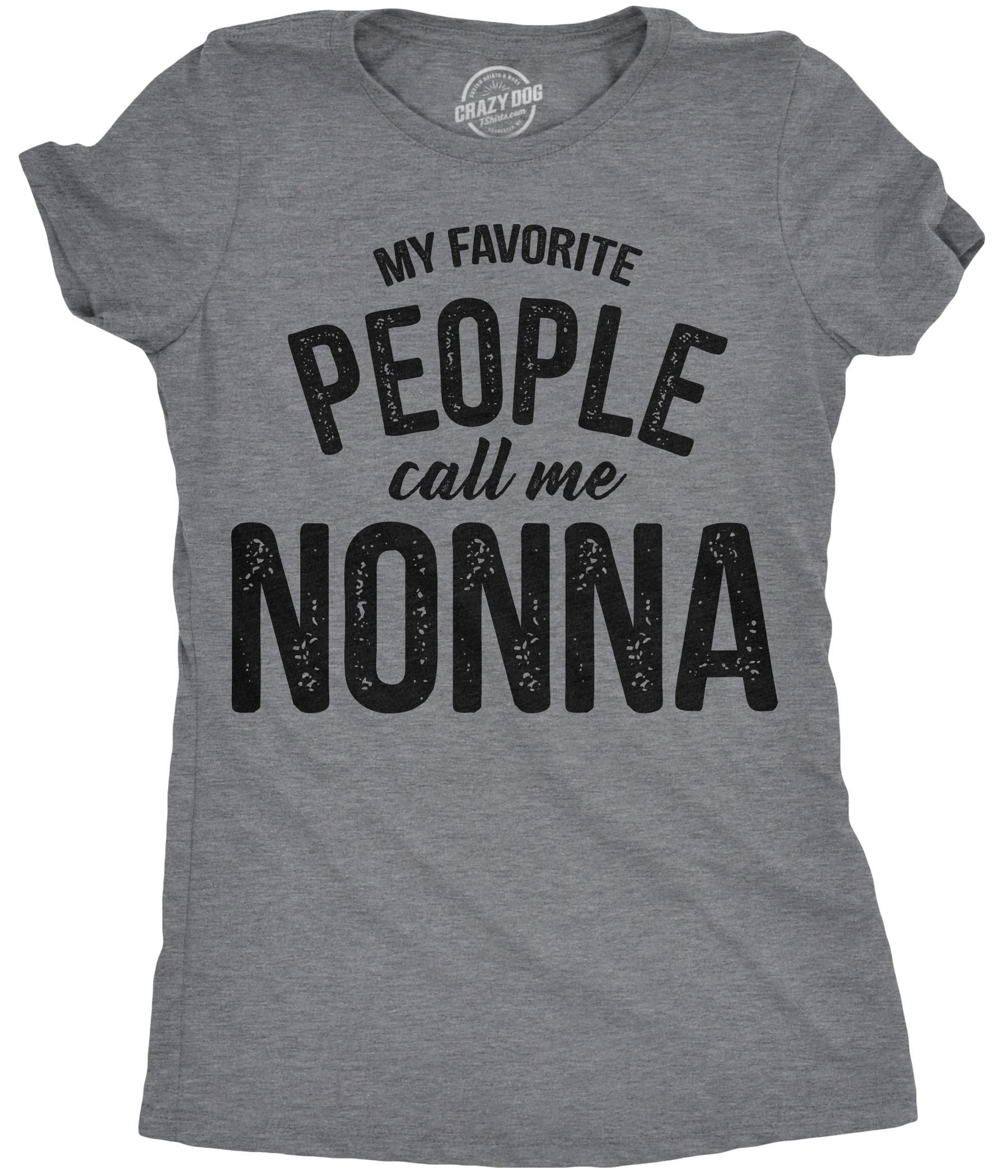 Nonna T Shirts Funny Grandma Shirt Gift For New Grandma Mothers