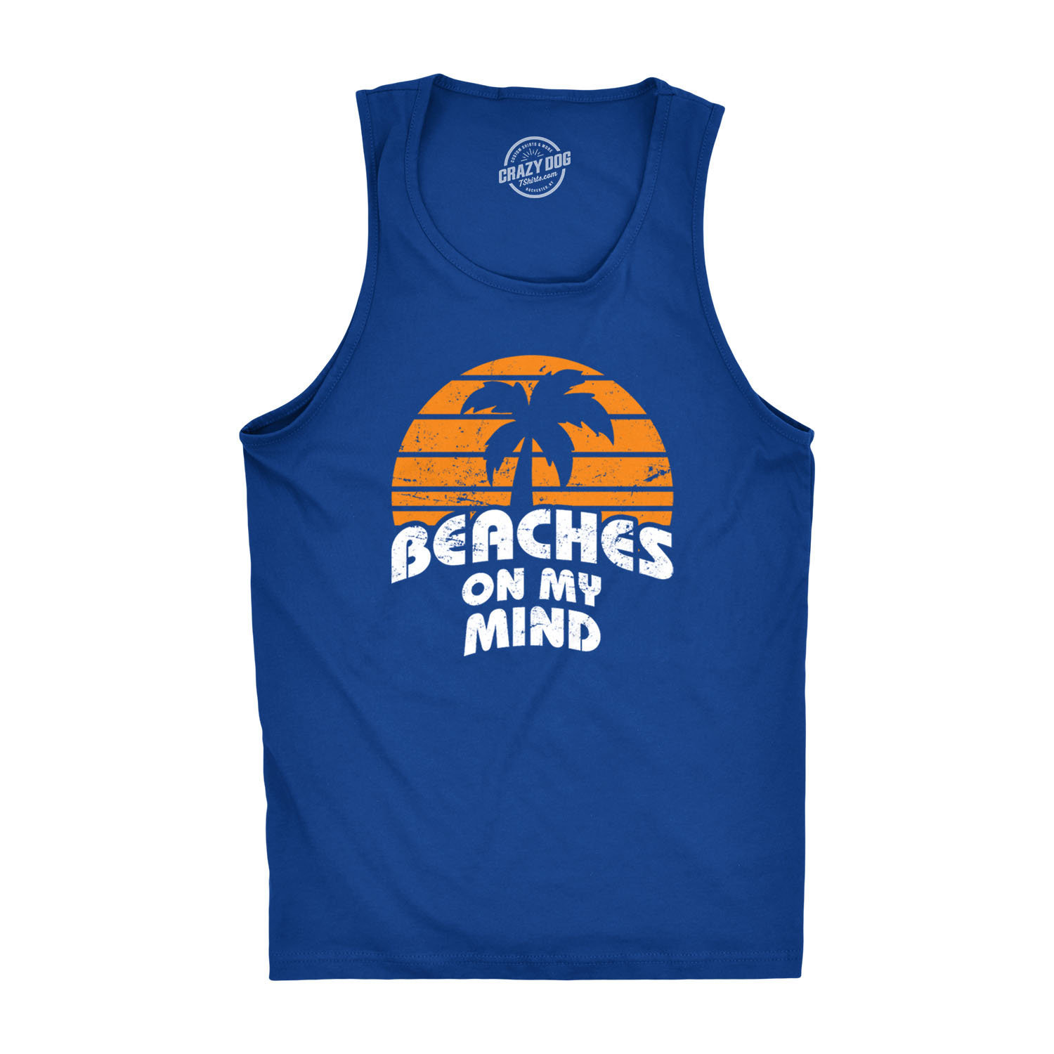 Mens Beach Tank Top Mens Funny T Shirt Beach Vacation Shirts