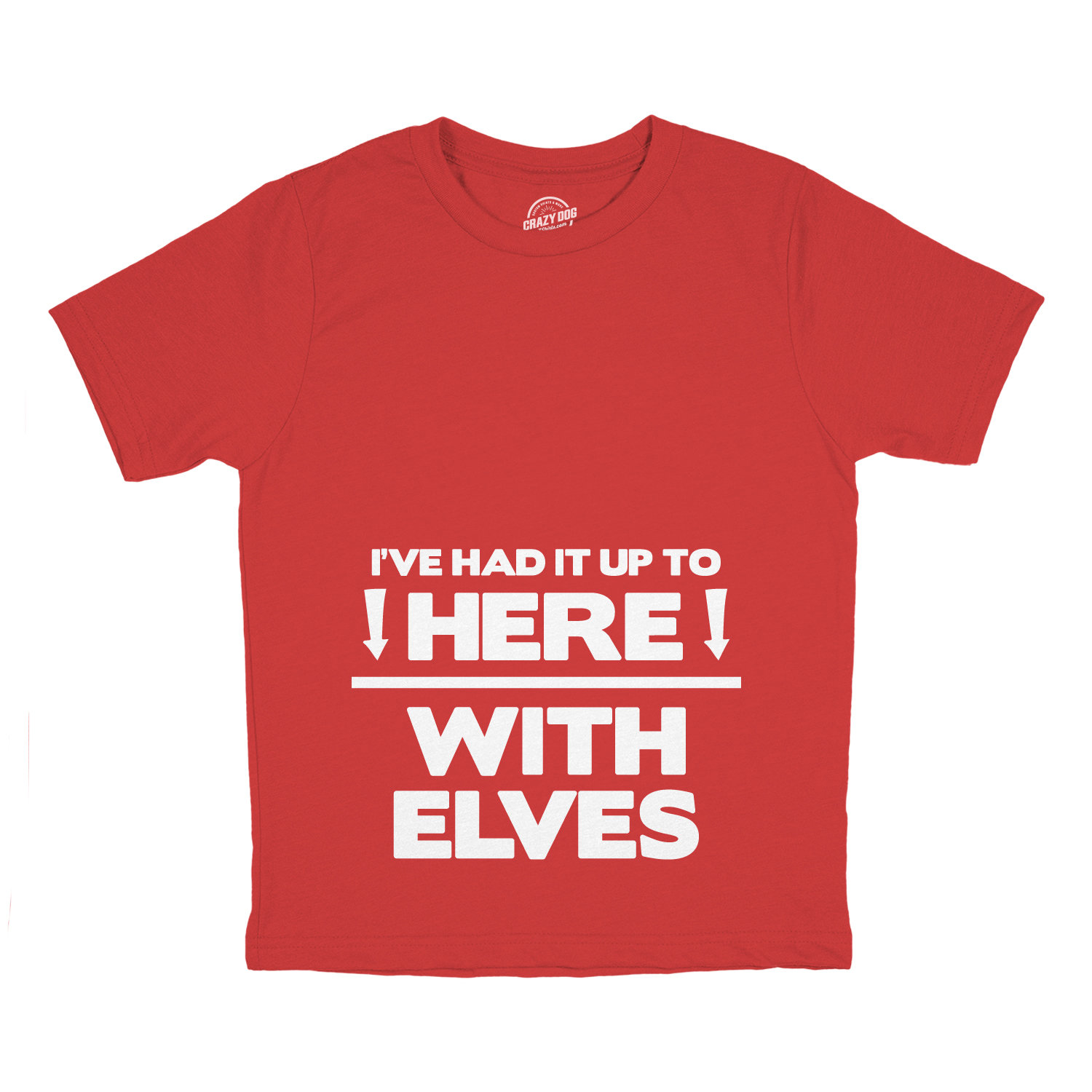Kids Christmas T Shirt Funny Kids Xmas Shirt Youth Elves Shirt Sarcastic Christmas Tee Childs Re On Luulla